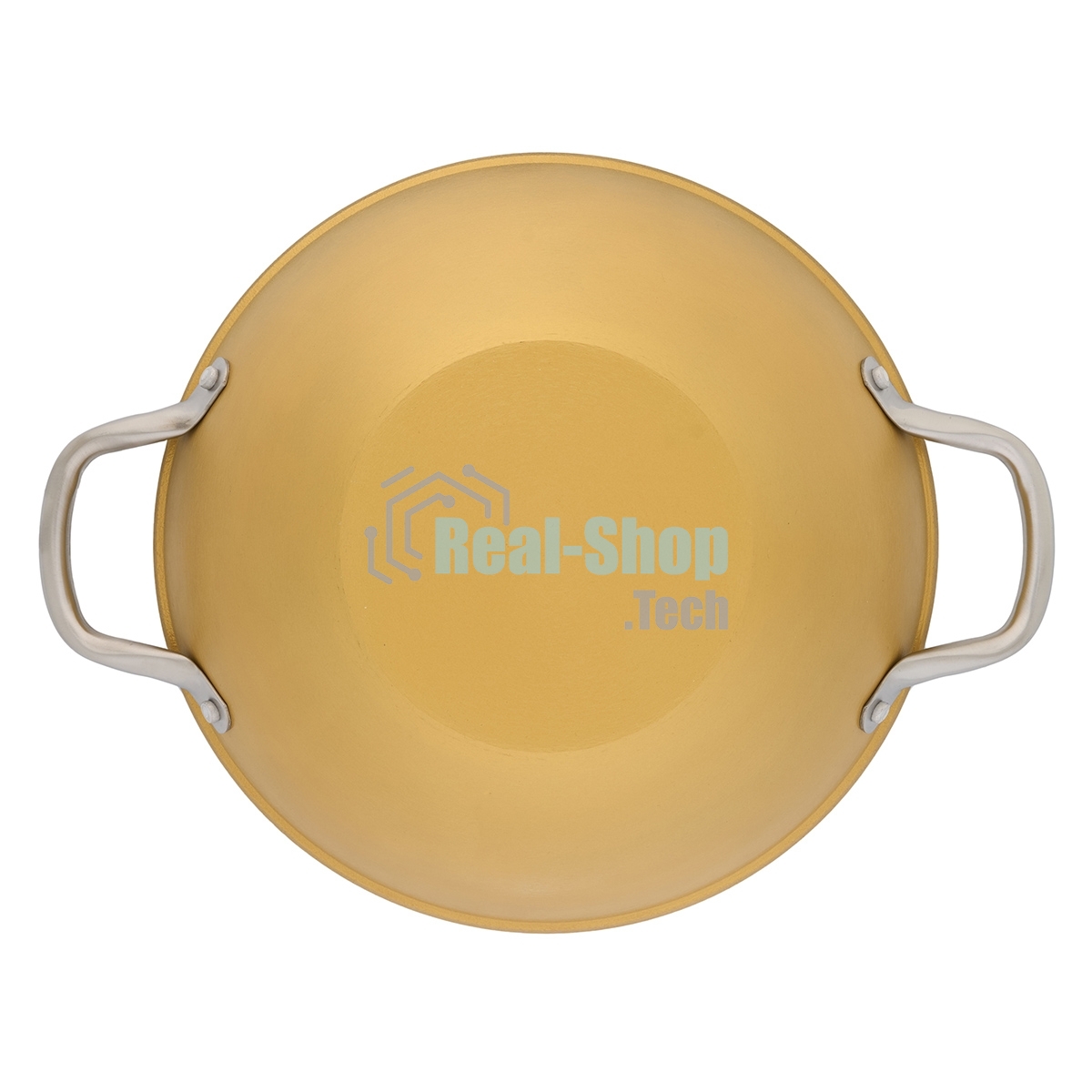 Вок Select Orange 28х9,5см/3,6л облегченный чугун, Ilag, стеклянная крышка. Цвет: желтый