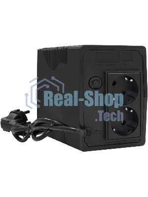 Источник бесперебойного питания ExeGate Power Smart ULB-1000.LCD.AVR.2SH / 1000 ВА / 550 Вт / 2 x CEE 7 (евророзетка)
