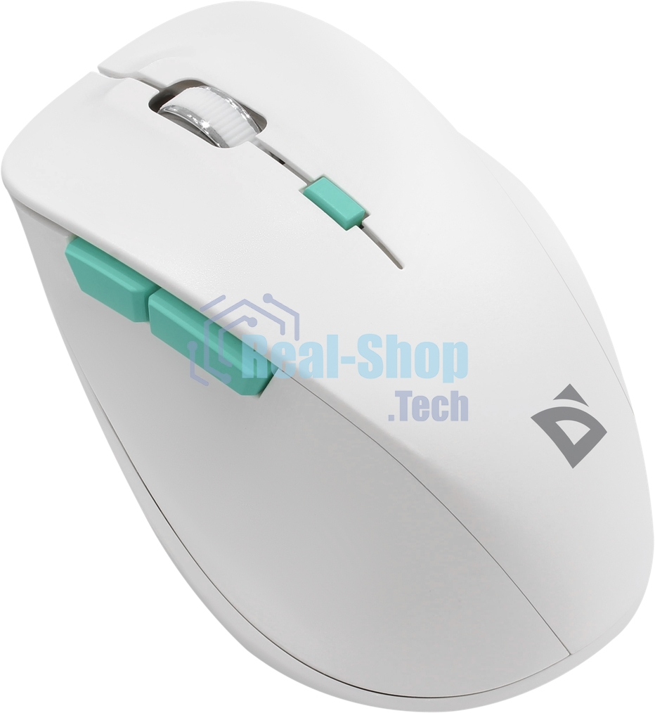 Комплект клавиатура+мышь Defender Cerrato C-978 беспроводной, USB, 1600 DPI, белый/голубой