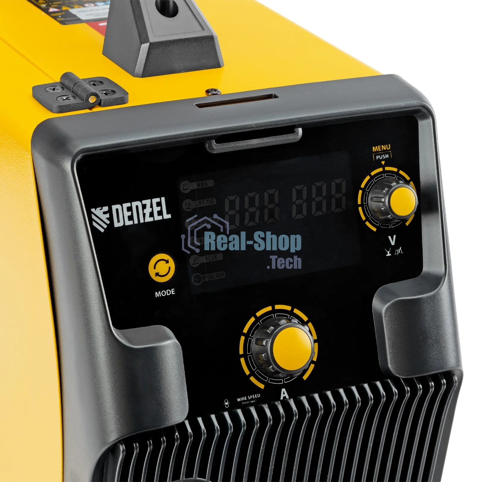 Аппарат инвертор. полуавтомат. cварки Denzel IMIG-205SDR, 200 А, ПВ 60%, катушка 5 кг