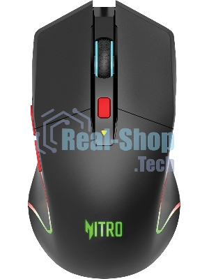 Мышь беспроводная Acer Nitro OMR304 черный, 3200 dpi, радиоканал, Bluetooth, USB, кнопки - 8