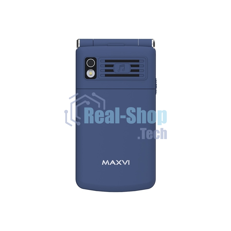 Мобильный телефон Maxvi E11 синий/серебристый