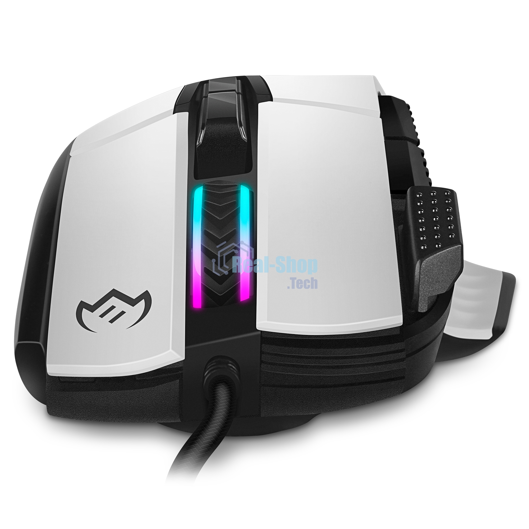 Мышь проводная SVEN RX-G990 белый, 12400 dpi, USB, кнопки - 9