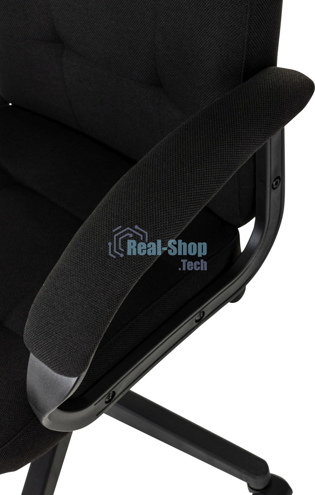 Кресло руководителя Бюрократ CH 002 Fabric 3C11 черный, крестов. пластик