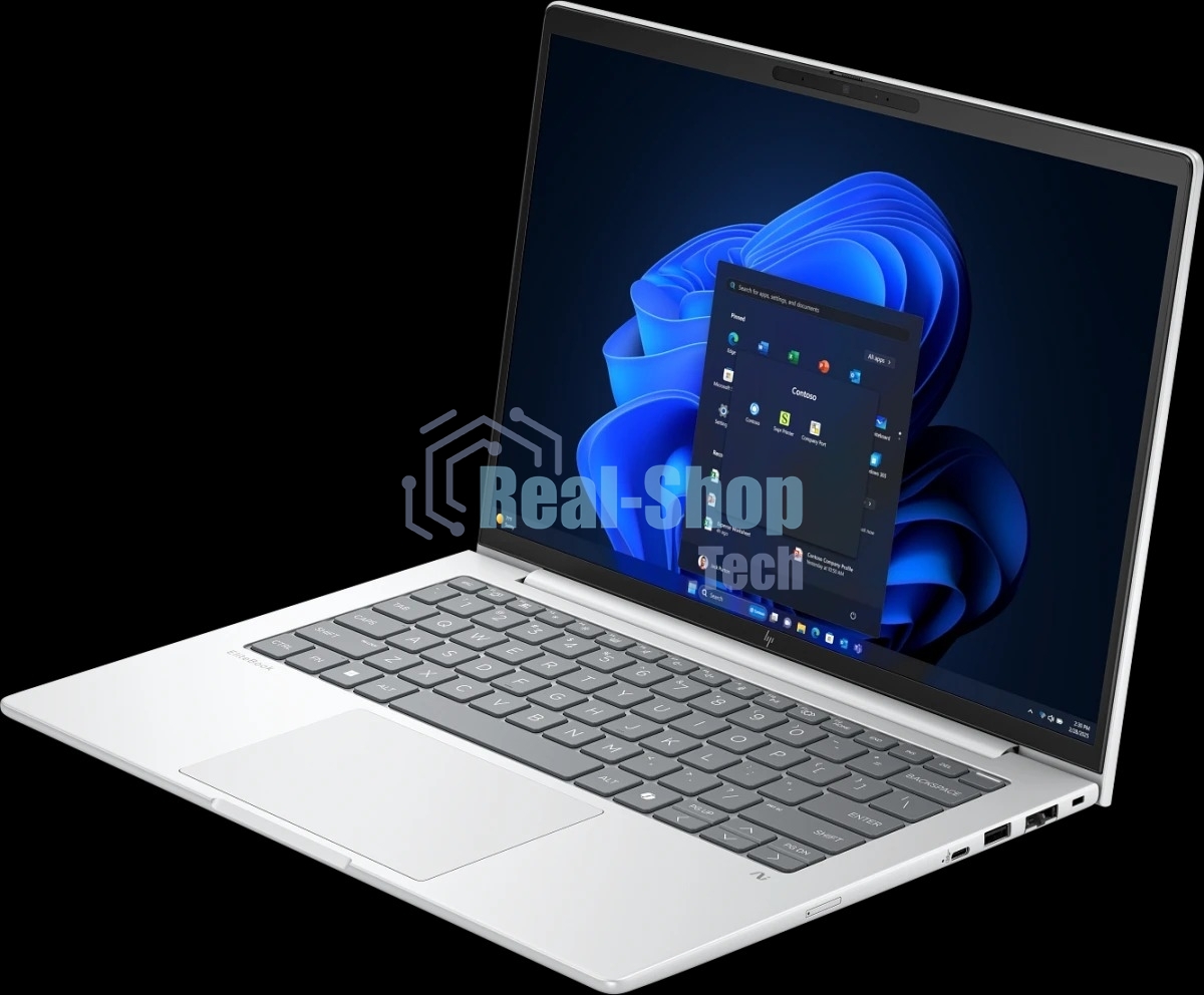 Ноутбук EliteBook 8 G1i 14 C15A6ET UMA Ultra 7 255U 8 14 inch G1i/14.0 WUXGA UWVA 300 WWAN 5MP IR ISP+ 60Hz bnt Panel/16Gb (1x16Gb) DDR5 5600 SO-DIMM Memory/512Gb PCIe NVMe Value/Dual AryMic 5MP USB2 IR AI WFOVCamera/Clickpad