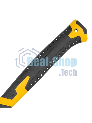 Молоток каменщика Denzel 680 г, цельнокованый, двухкомпонентная обрезиненная рукоятка