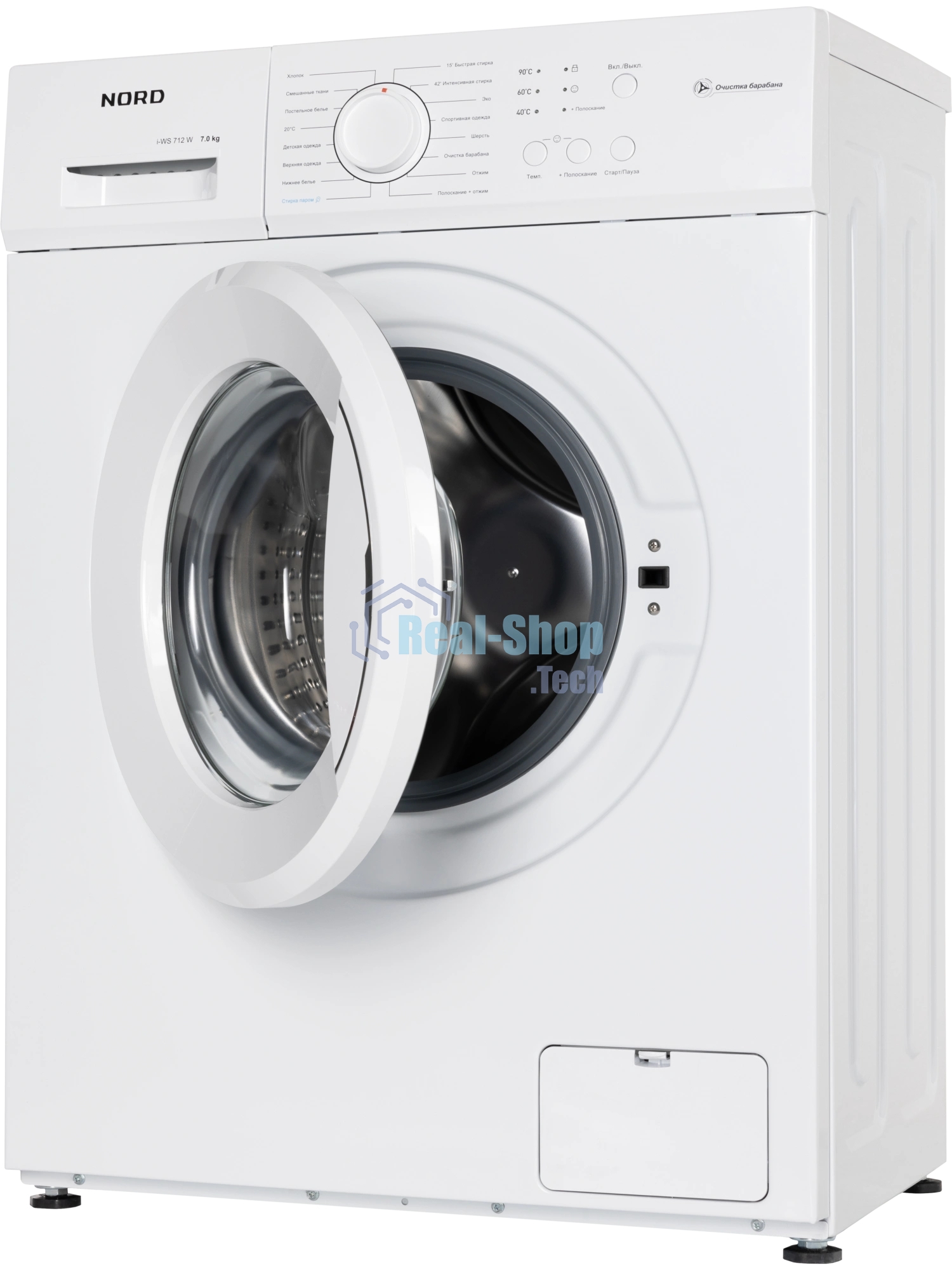Стиральная машина NORD i-WS 712 W белый, загрузка фронтальная 7 кг, 1200 об/мин, класс: А+++