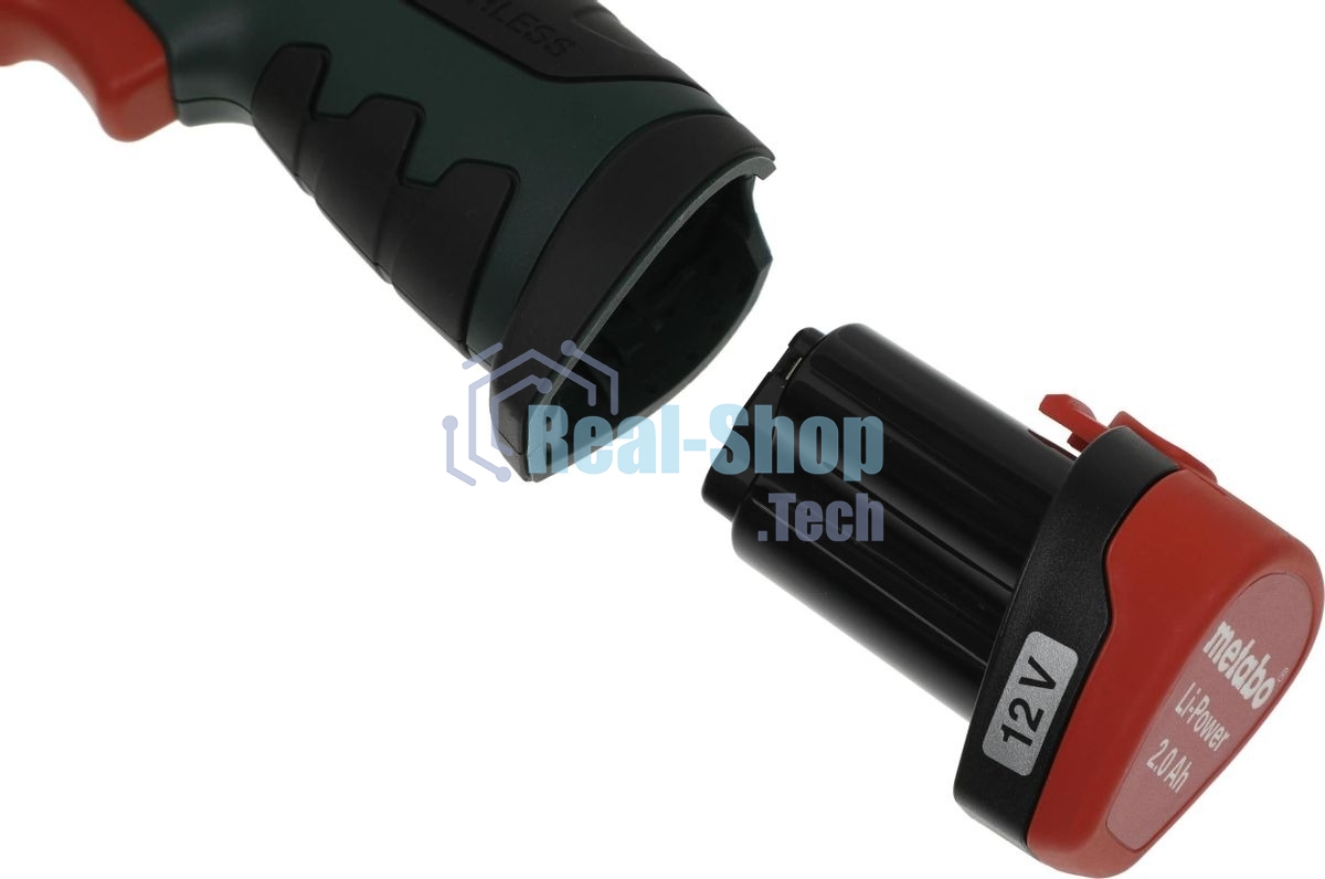 Дрель-шуруповерт Metabo Power Maxx BS BL, 12 В, 2 Ач, 34Нм, щеточный