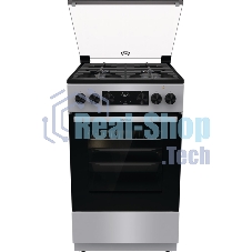 Плита Комбинированная Gorenje GK5C41SF серый (стеклянная крышка) реш.чугун