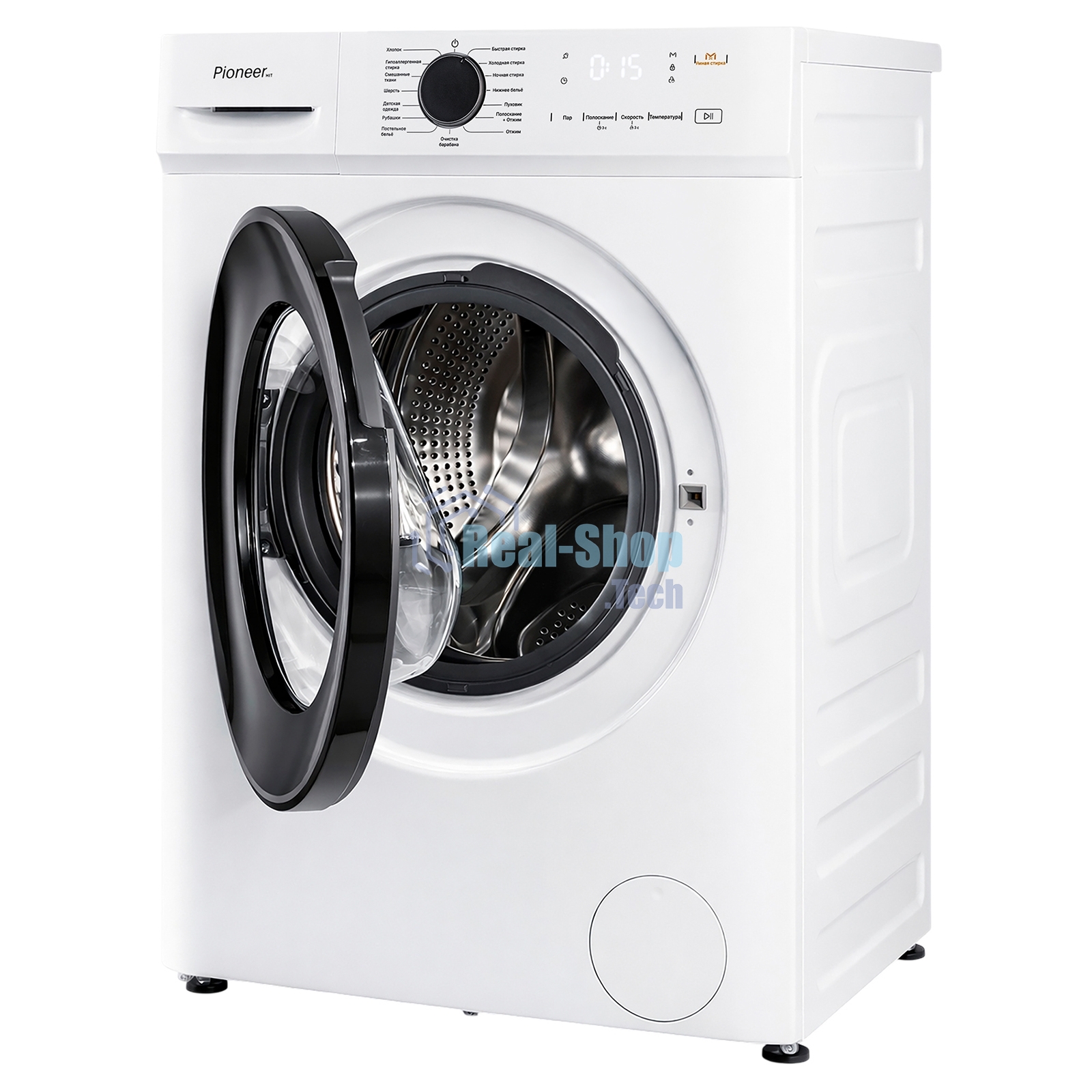 Стиральная машина Pioneer WM-228004WH белый, загрузка фронтальная 8 кг, 1400 об/мин