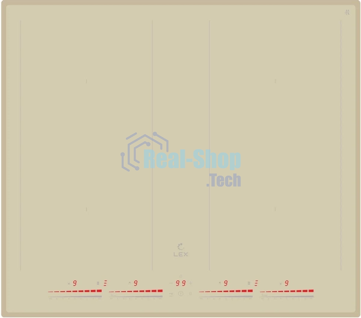 Индукционная варочная панель LEX EVI 641C IV слоновая кость