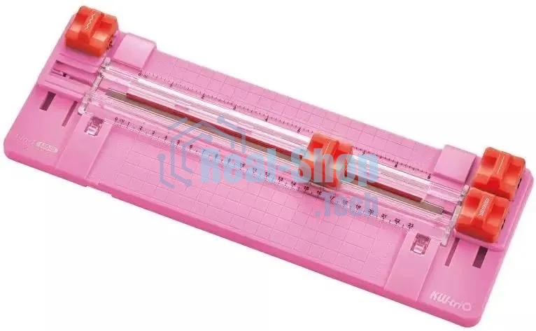 Резак дисковый Kw-Trio 13045pink A4/6лист./230мм/ручн.прижим