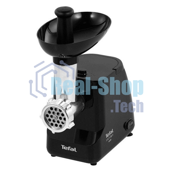 Мясорубка электрическая Tefal NE111832 черный, 1400 Вт, 1.7 кг/мин, реверс, насадки - 3