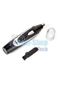 Триммер для носа, ушей и бровей Delta DL-4300 черный с серебристым