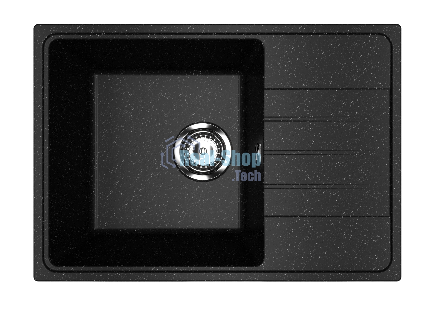 Мойка кухонная PRACTIK PR-M 600-004 черный оникс