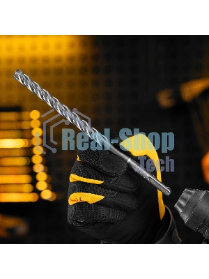 Бур по бетону Denzel цельная крестовая пластина, 12x215 мм, SDS PLUS