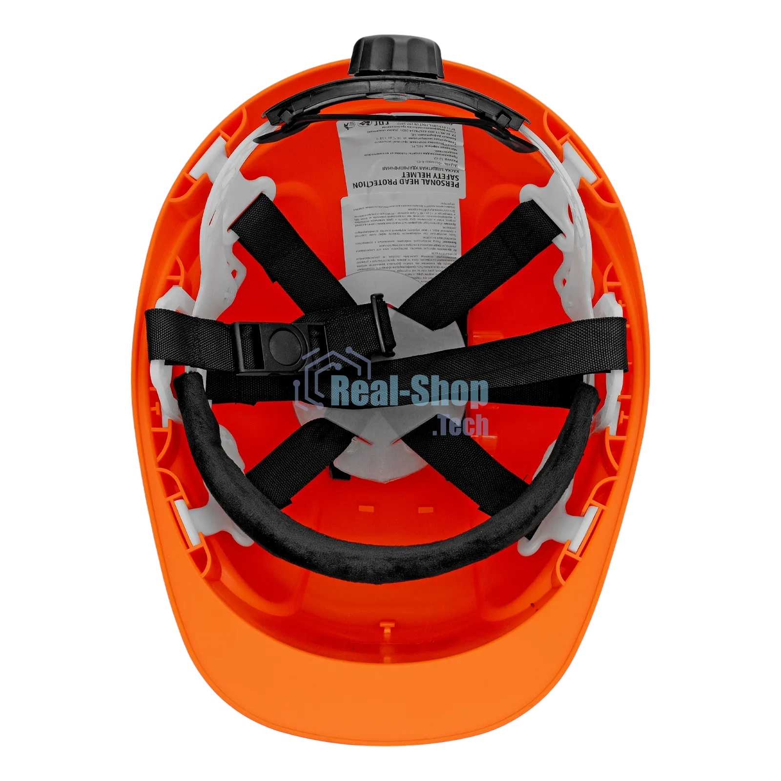 Каска защитная ударопрочная Denzel ABS/PC, плавная регулировка, модель 