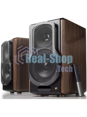 Колонки Edifier S2000MKIII Brown (2.0,Bluetooth 5.0,ДУ,2x 15 Вт (ВЧ), 2x 50 Вт (СЧ/НЧ)