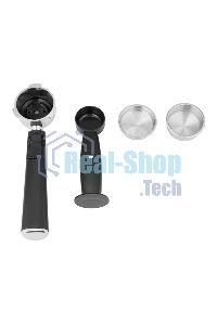 Кофеварка рожковая Centek CT-1167 черный/серебристый, исп. кофе - молотый, 1.6 л, 850 Вт, 20 бар