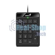 Клавиатура проводная Genius NumPad 110, 19 keys, USB, color: черный
