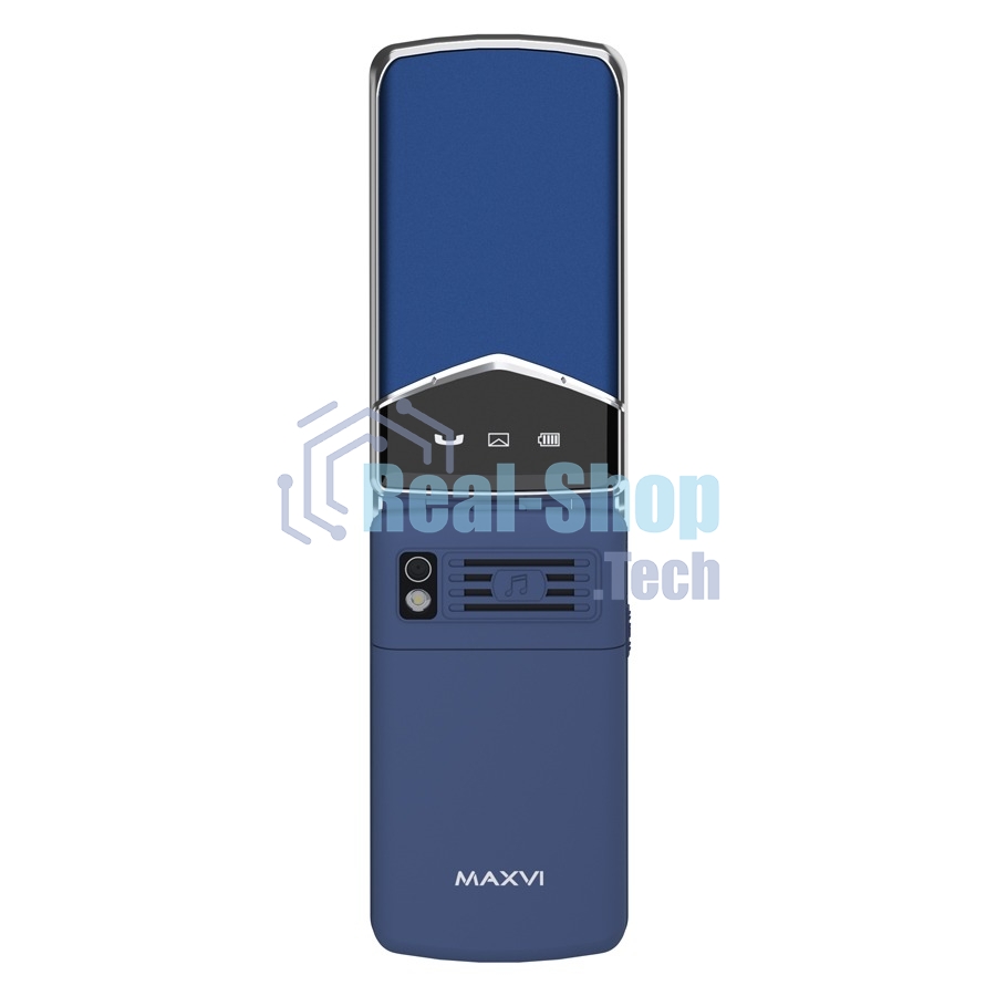 Мобильный телефон Maxvi E11 синий/серебристый