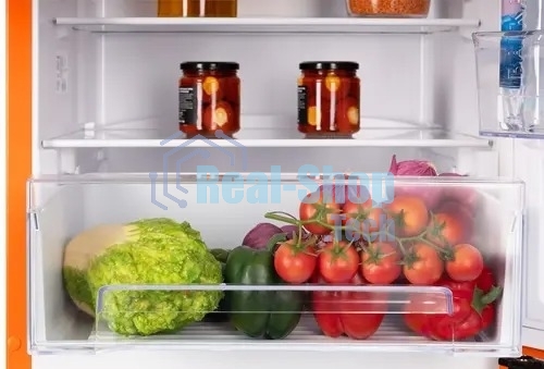 Холодильник Nordfrost NRB 164NF OR оранжевый двухкамерный 238/105 л морозилка снизу