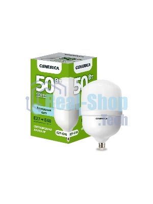 Лампа светодиодная GENERICA LL-HP-50-230-65-E27-E40-G HP 50Вт 6500К E27-E40 230В
