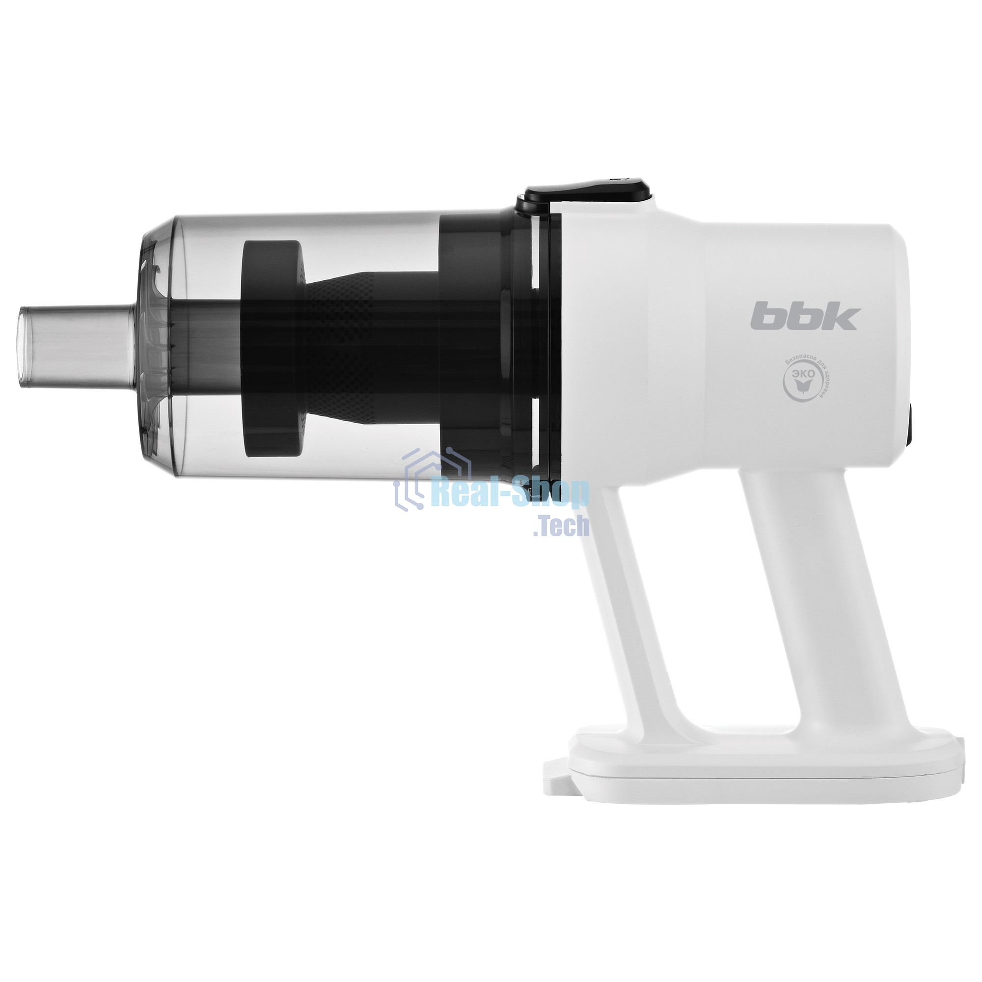 Пылесос вертикальный BBK BV2600 белый/черный, питание от сети, 170 Вт, уборка сухая, пылесборник 0.5 л