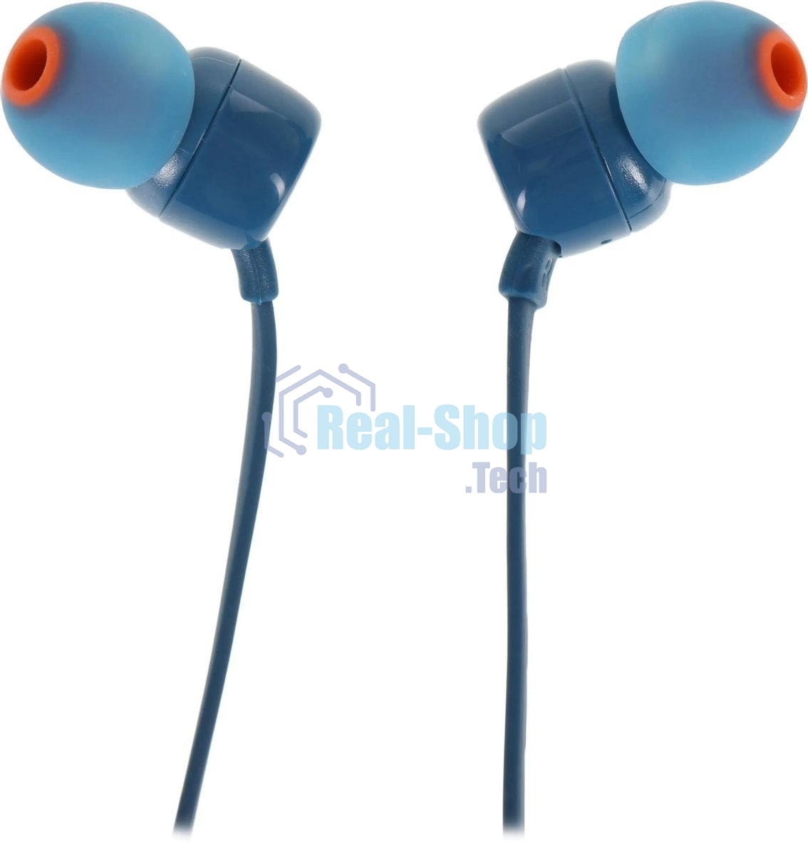 Наушники JBL Tune 110, 3.5 мм, внутриканальные, синий