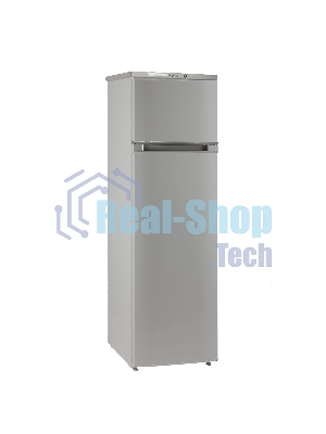 Холодильник Бирюса M424 металлик двухкамерный 170/35л морозилка сверху