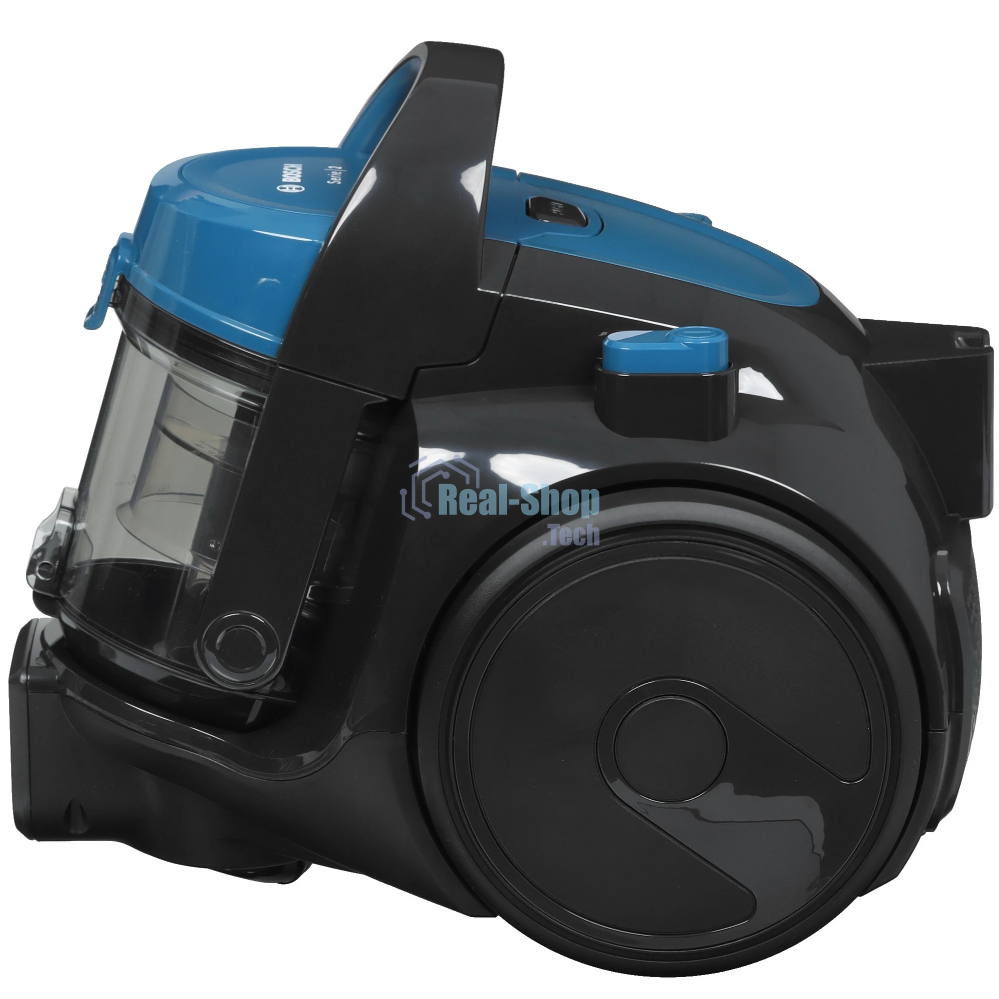 Пылесос Bosch BGS05A220 синий/серый, 700 Вт, уборка сухая, пылесборник контейнер 1.5 л