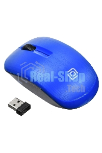 Мышь беспроводная Oklick 525MW голубой, 1000 dpi, радиоканал, USB, кнопки - 3