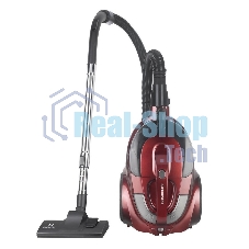 Пылесос Eurostek EVC-4514 красный, 500/2800 Вт, уборка сухая, пылесборник контейнер 3 л