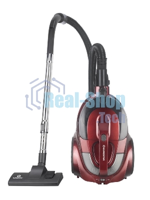 Пылесос Eurostek EVC-4514 красный, 500/2800 Вт, уборка сухая, пылесборник контейнер 3 л