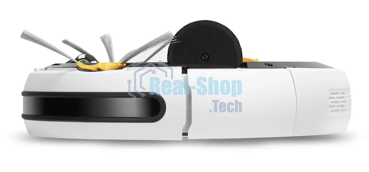 Робот-пылесос Vitek VT-1805 (MC) голубой/белый, 2500 мА·ч Li-Ion, уборка влажная/сухая, пылесборник контейнер 0.5 л