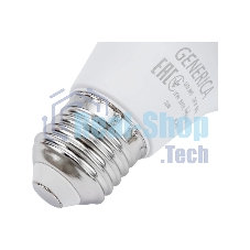 Лампа светодиодная GENERICA LL-A60-10-230-30-E27-G A60 10Вт грушевидная 3000К E27 230В