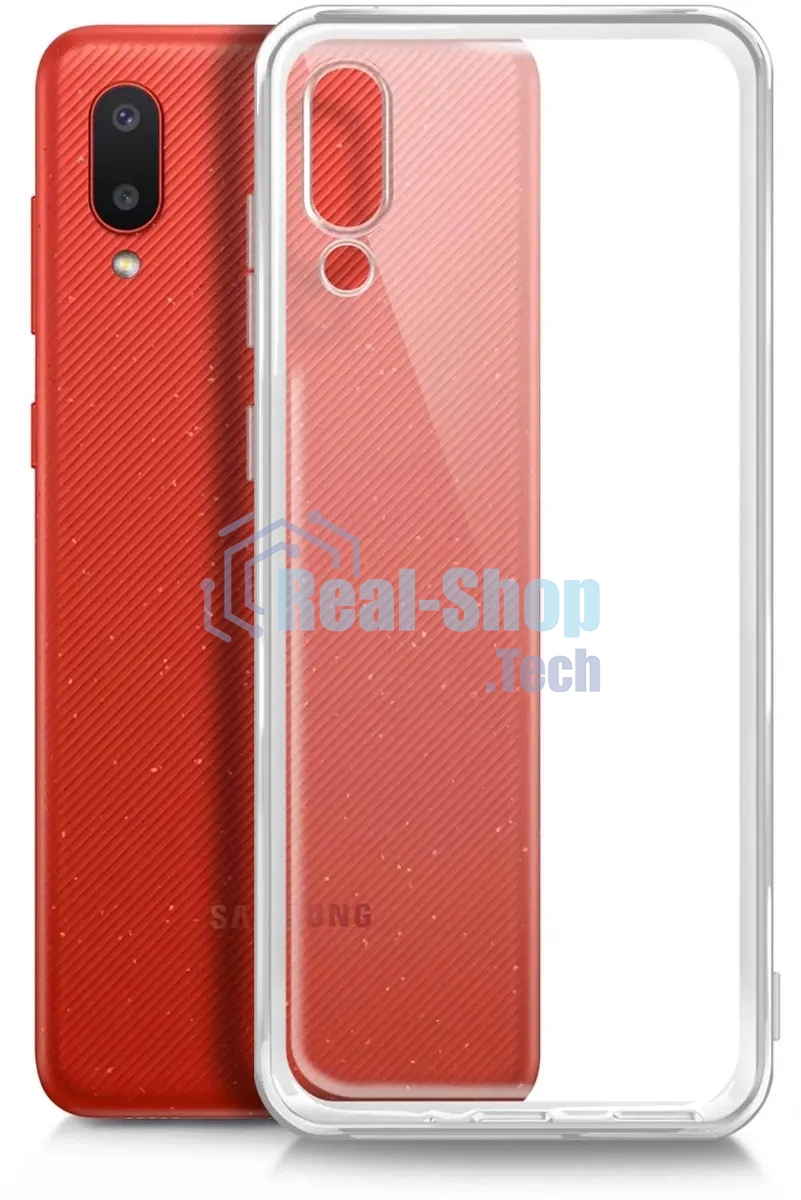 Чехол (клип-кейс) BoraSCO Silicone Case для Samsung Galaxy A02 прозрачный