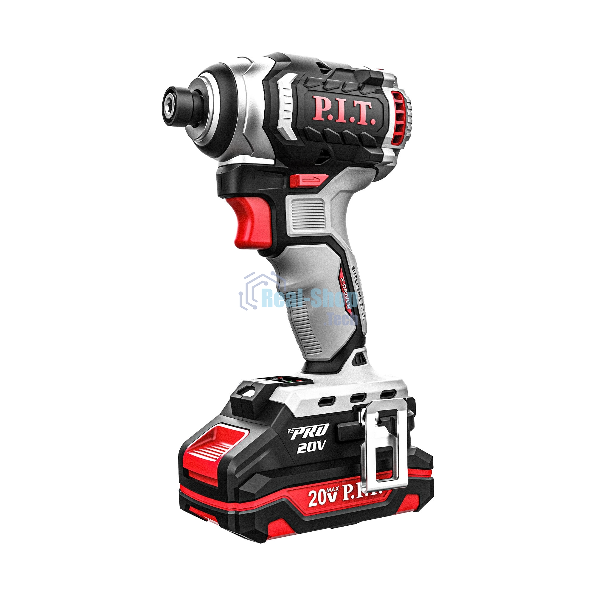 Винтоверт P.I.T. PSD20H-170A/1 аккум. патрон:держатель бит 1/4