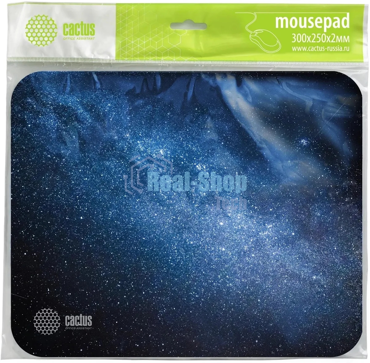 Коврик для мыши Cactus Milky Way 300x250x2мм (CS-MPC-P02M)
