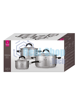 Набор посуды TalleR TR-17190 Телфорд 6 пр. Подходит для всех типов плит (включая индукционную).