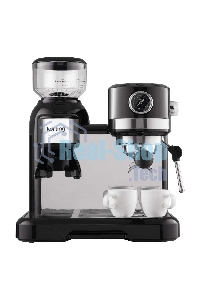 Кофемашина автоматическая Korting KCM 1015 N Ottimo черный/серебристый, исп. кофе - зерновой, 1500 Вт, 19 бар