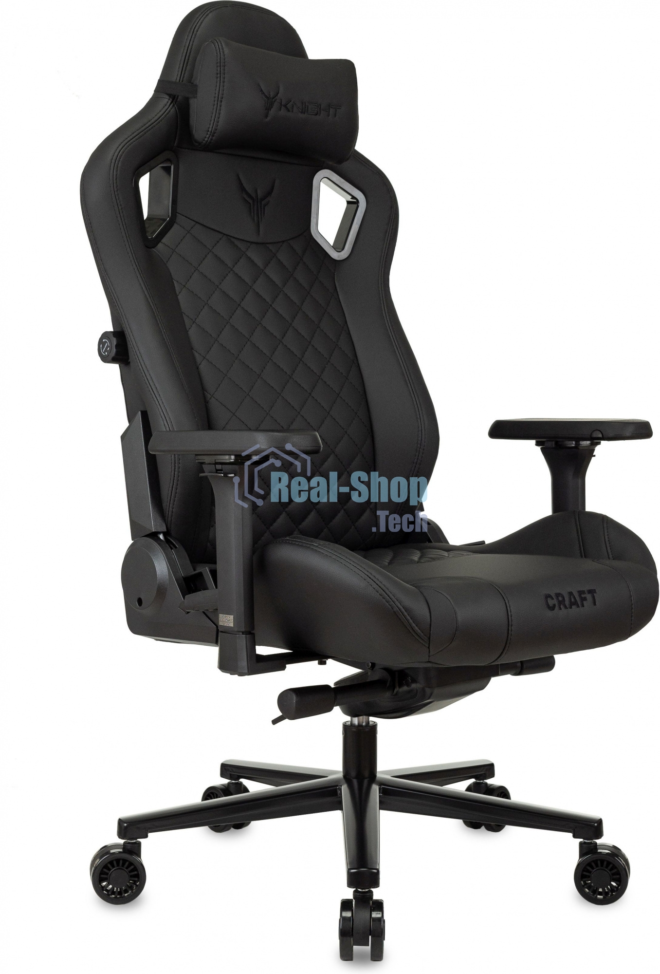 Кресло игровое Knight Craft черный