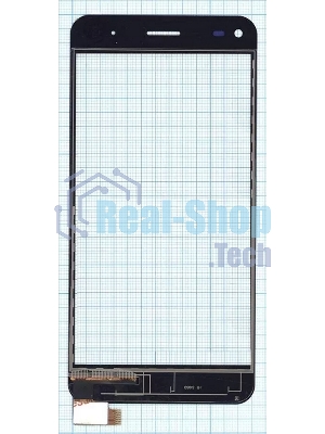 Сенсорное стекло (тачскрин) для Fly FS507 Cirrus 4, черное