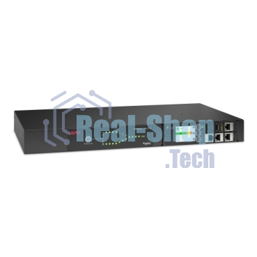 Стоечный автоматический переключатель ввода резерва APC Rack ATS, 230V, 16A, C20 in, (8) C13 (1) C19 out