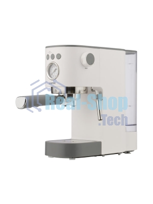 Кофеварка рожковая Centek CT-1168 белый, исп. кофе - молотый, 1.2 л, 1350 Вт, 20 бар