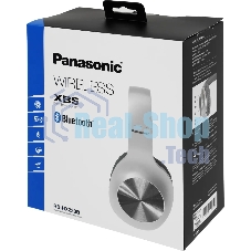 Наушники Panasonic RB-HX220BEES серебристый Полноразмерные Bluetooth наушники с усиленным басом