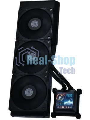 Система жидкостного охлаждения Lian-Li HydroShift LCD 360S Soc-AM5/AM4/1700 черный 4-pin 29.8dB Al+Cu LCD 330W Ret (G89.GHSLCD36SB.R0)