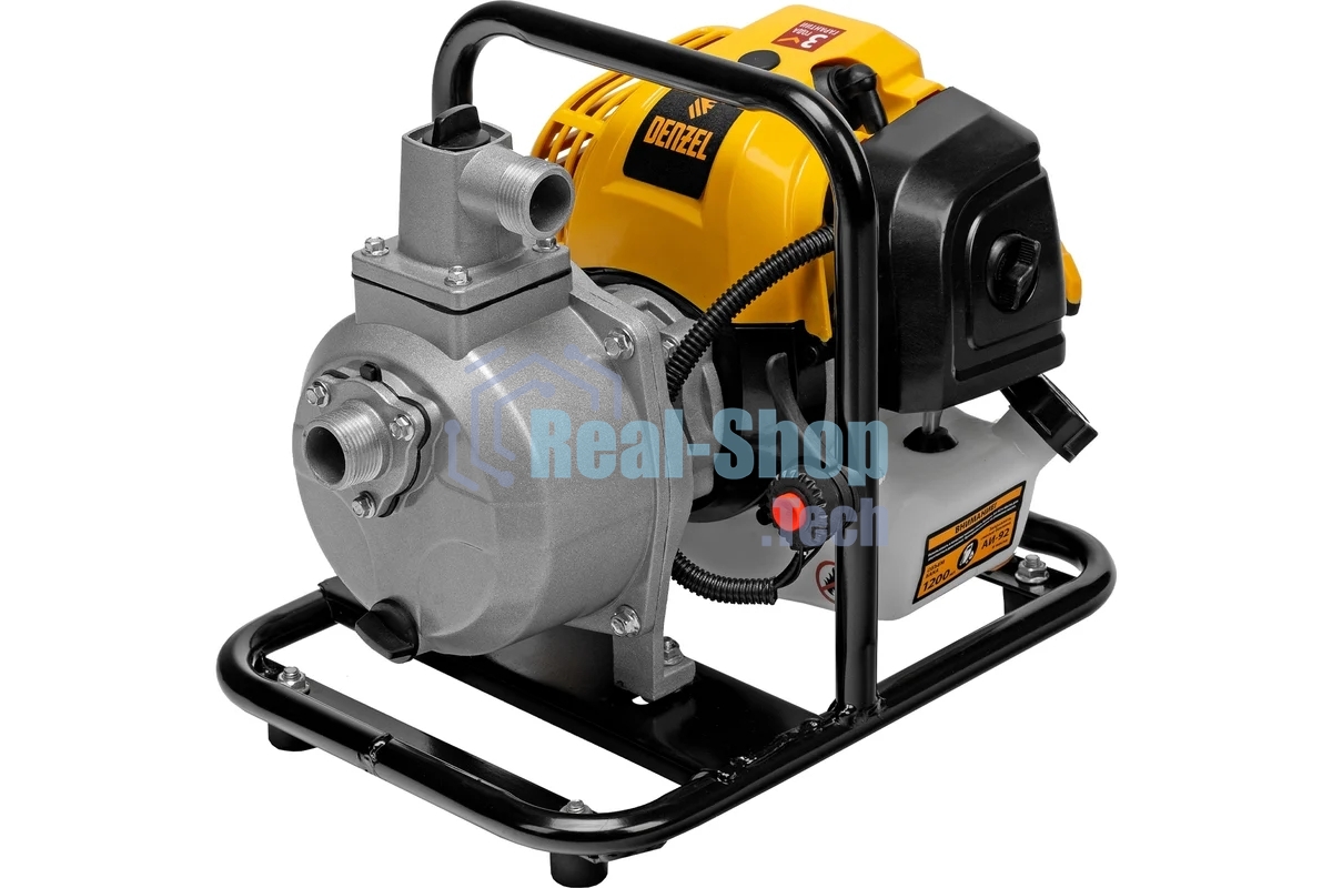 Мотопомпа бензиновая для чистой воды Denzel PX-25, 52 см3, 1