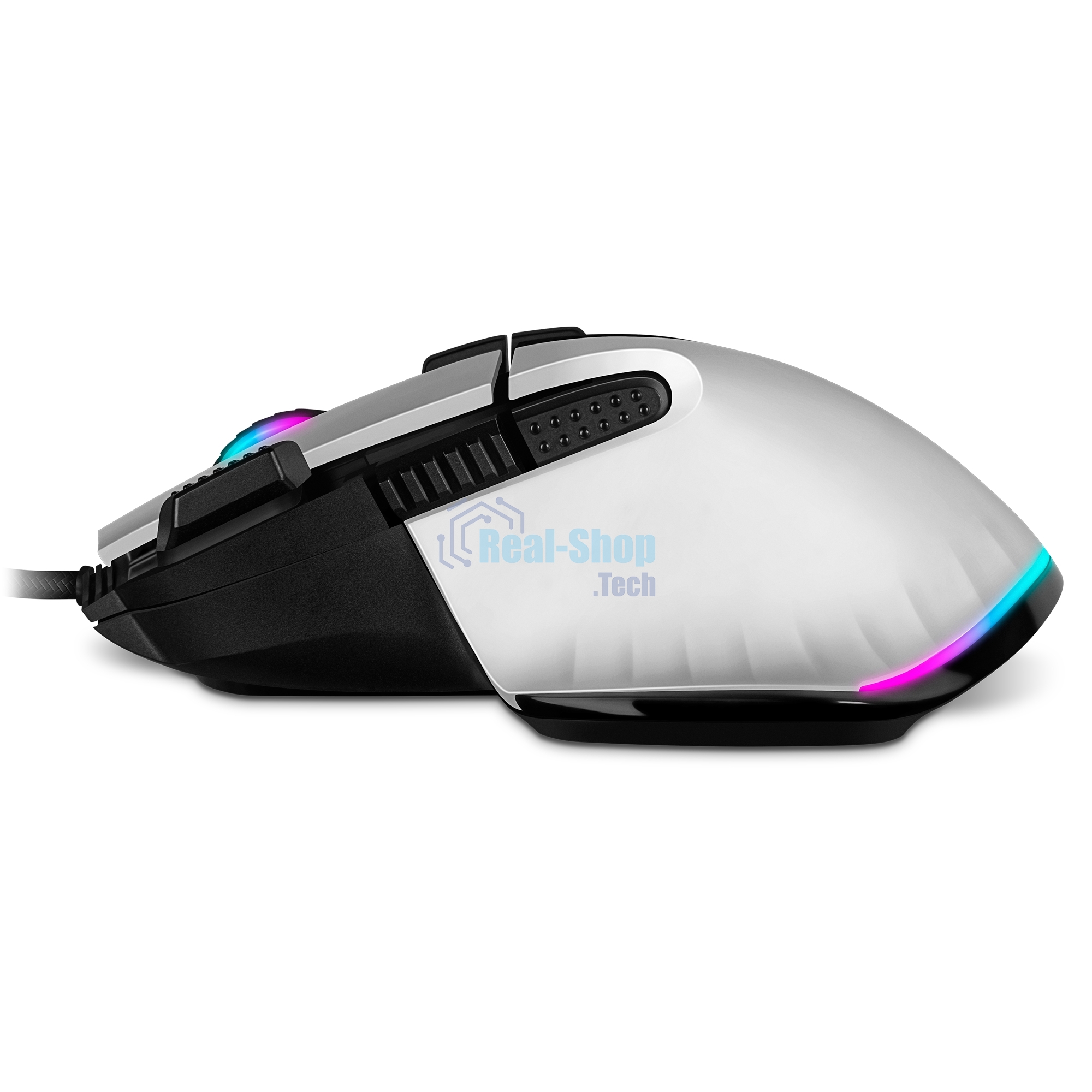 Мышь проводная SVEN RX-G990 белый, 12400 dpi, USB, кнопки - 9