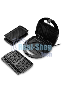 Сэндвичница Starwind SSW2346 750Вт черный/серебристый